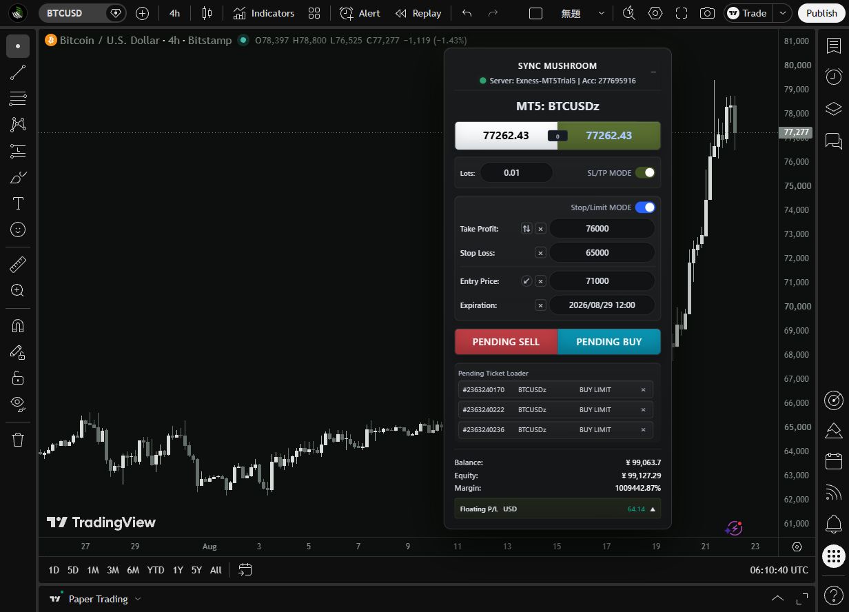 Pending orders with expiration